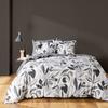 Housse de couette - Lavinya - 220 x 240 cm - 2 taies - Gris - Oeko-Tex®