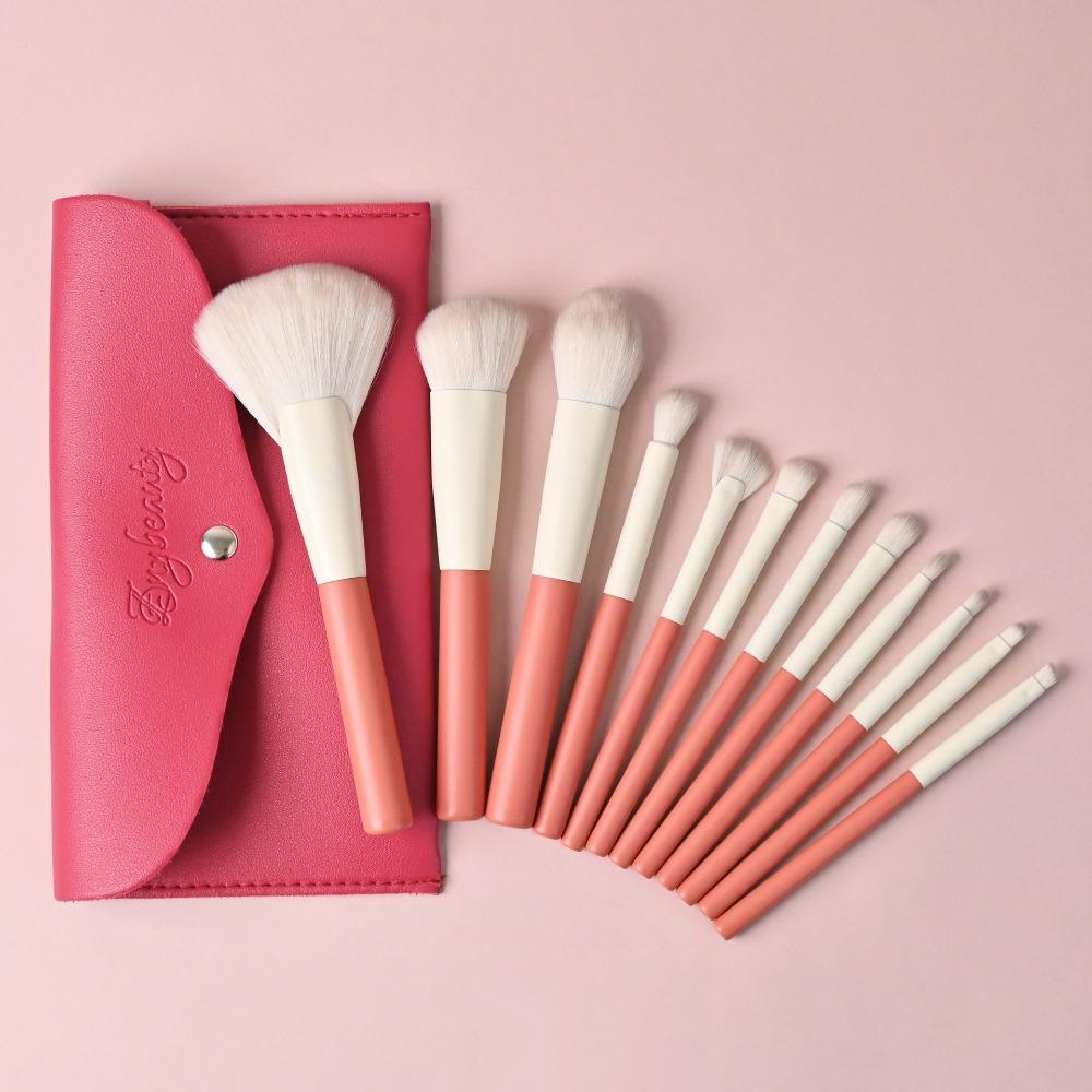 Soft Hair Foundation Brush Fluffy Concealer Brush Cosmetic Brushes Kit Eye Shadow Brush  Blush