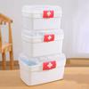 Portable Medicine Storage Box Large Capacity Medicine Kit Family Hand First Aid Chest Simple Travel Emergency Box