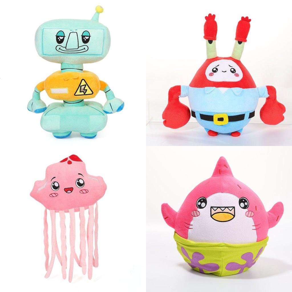 Spongebob Lankybox Cartoon Character Plush Toy 34*14cm
