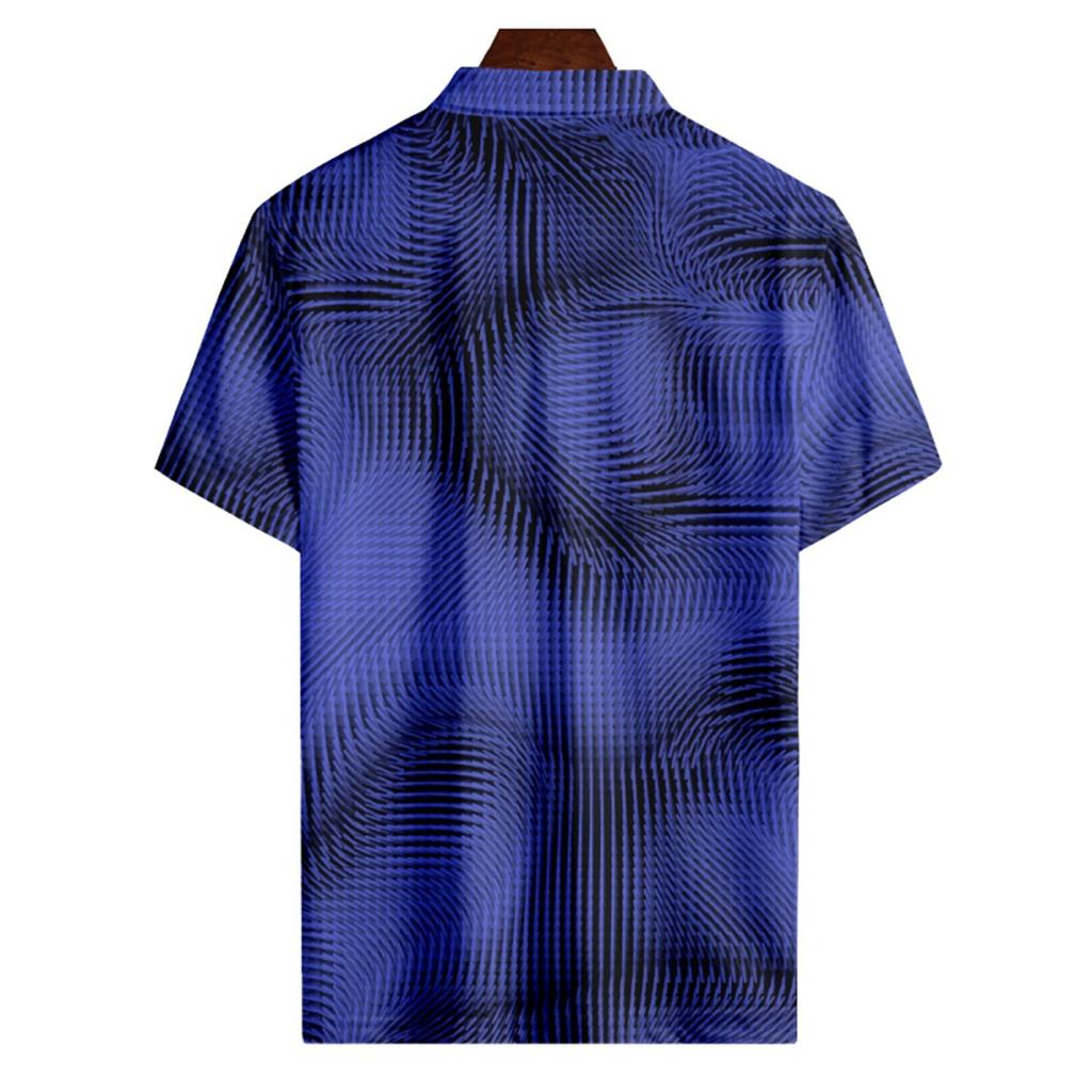 Мужская летняя рубашка для гольфа с принтом Botton, короткий рукав, мужская повседневная модная рубашка