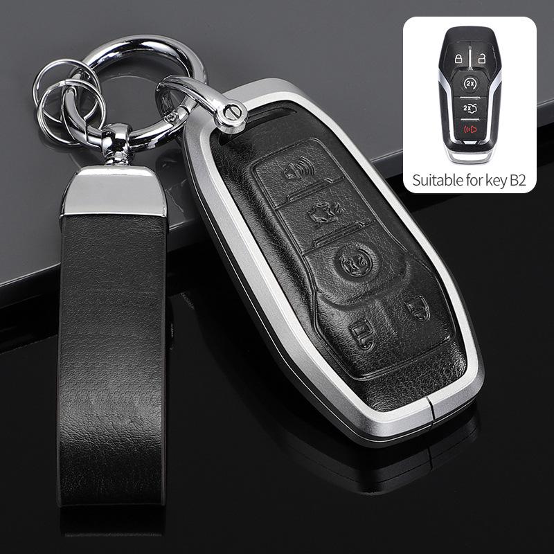 Metal Protective Key Shell for 2015-2017 Ford Mustang - Unisex Design