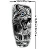 1 Sheet Fierce Tiger Lion Dragon Temporary Tattoos For Men Women Waterproof Wolf Skull Tatoos Long Lasting  Fake Tattoo Stickers