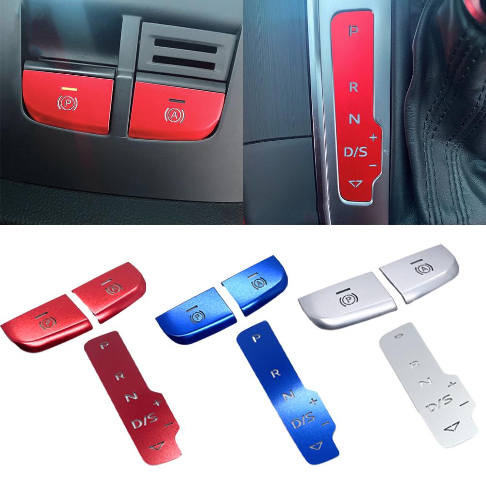 New Car Handbrake Shift Gear Panel Button Cover Trim Interior Styling Stickers For A3 8V 2013-2019
