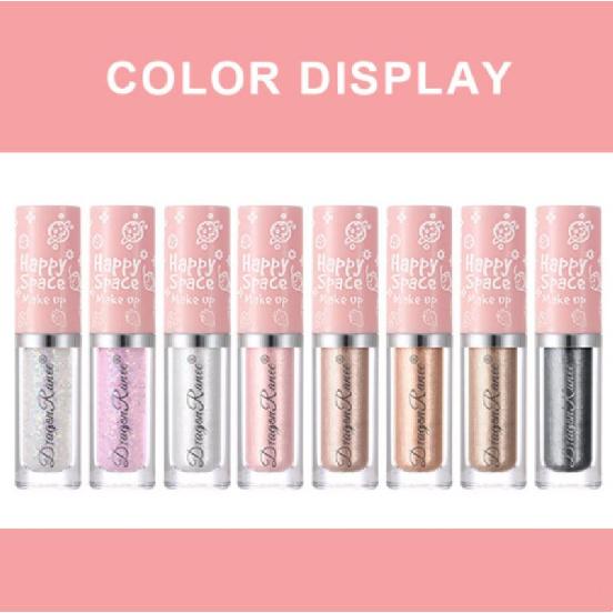 Жидкие тени хайлайтер водостойкие перламутровые сияющие тени тени для век пюре с блестками макияж