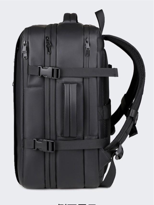 Расширяемый рюкзак для деловых поездок с отделением для ноутбука и разделением на влажное и сухое