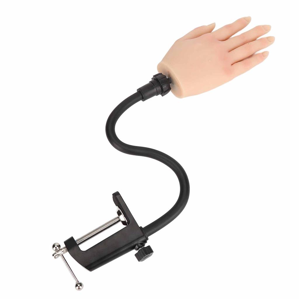 Практика нейл-арта, гибкие суставы, силиконовые искусственные ногти, тренировочная рука с типсами для ногтей