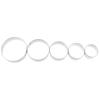 5 Set Round Circle Stainless Steel Cookie Cutter Biscuit Diy Baking Pastry Mold