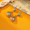SUYU Медь Резьба Эмаль Капля масла Этнический стиль Ретро Серьги Длинные Женские Легкие Роскошные Серьги Модные Ювелирные Изделия Аксессуары