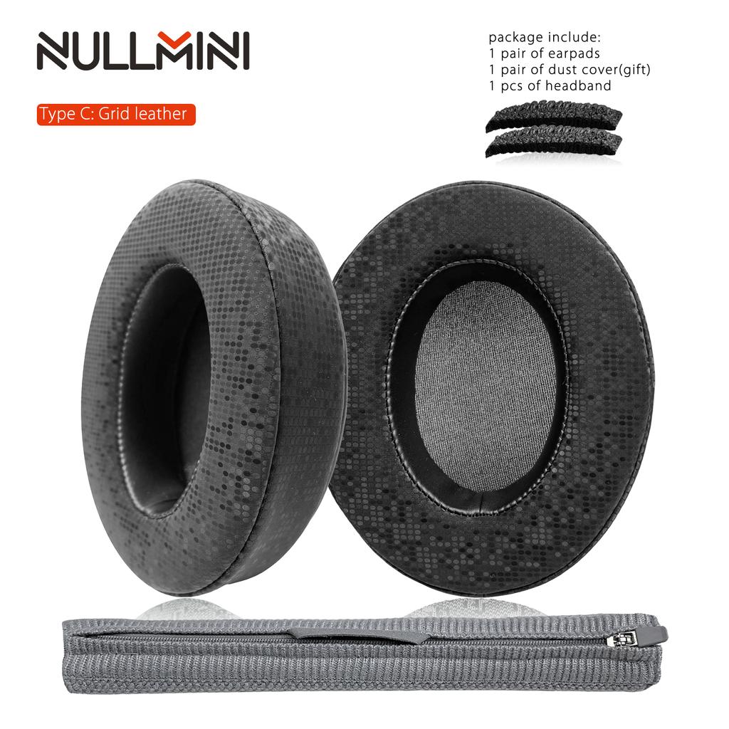 NullMini Replacement Earpads for CoolerMaster MH750, MH751, MH752,MH670 Headphones Ear Cushion Earmuffs Headset Headband