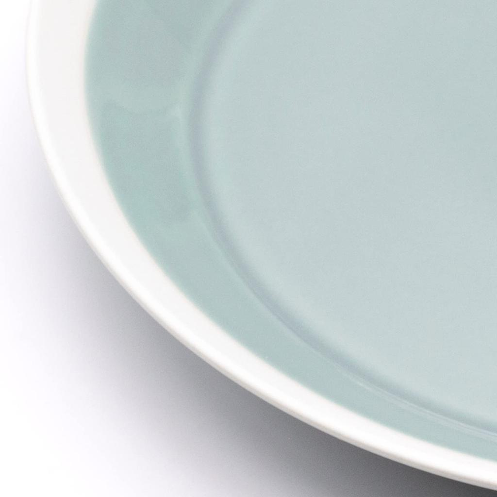 Yumiko Iihoshi Porcelain X Kimura Glass Store Dishes 200 Plate Plate Dish 20cm Made In Japan 255626 Light Blue (pistachio Green)