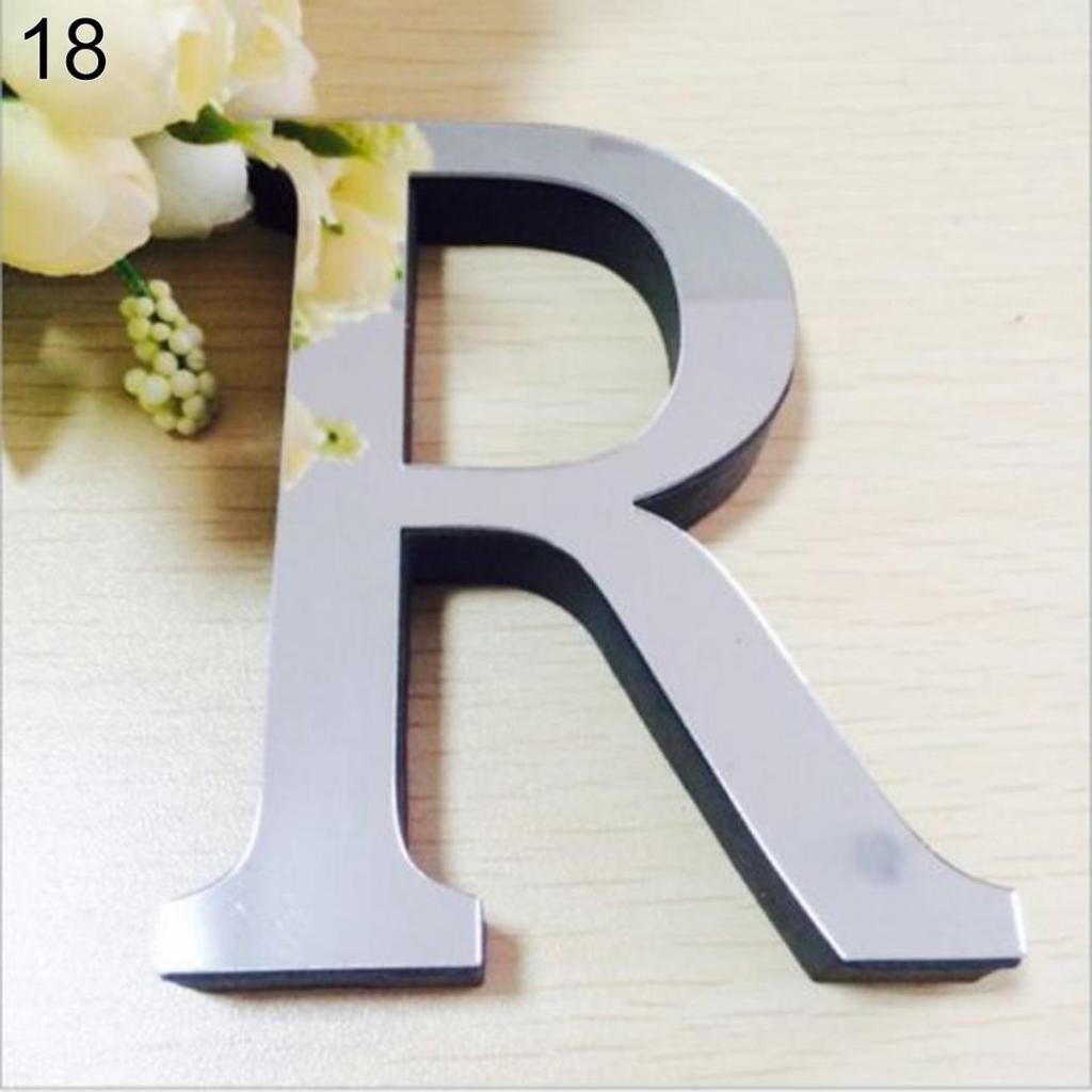 26 English Letters DIY 3D Decal Art Mural Wall Stickers Home Decor