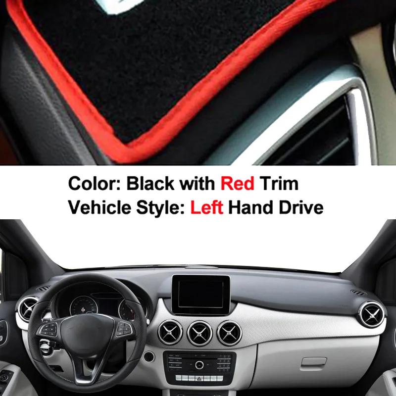 Для Мерседес-Бенц B-класса (W246) 2012 - 2018 B-Класс B160 B180 B200 LHD RHD Коврик на приборную панель 2017 2016 Ковер на приборную панель автомобиля