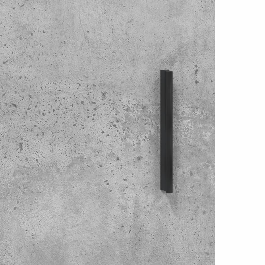 Highboard Concrete Gray 69.5 x 34 x 180 cm Particleboard