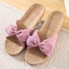 New Cute Fashion Women's Bow Home Slippers