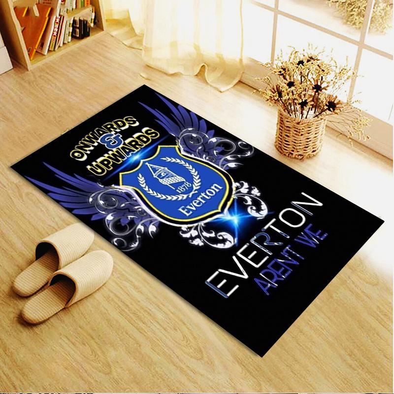 Новый ковер Everton FC 2025 для гостиной, спальни, дома, дивана, игровая коврик для детей, нескользящий напольный коврик 41