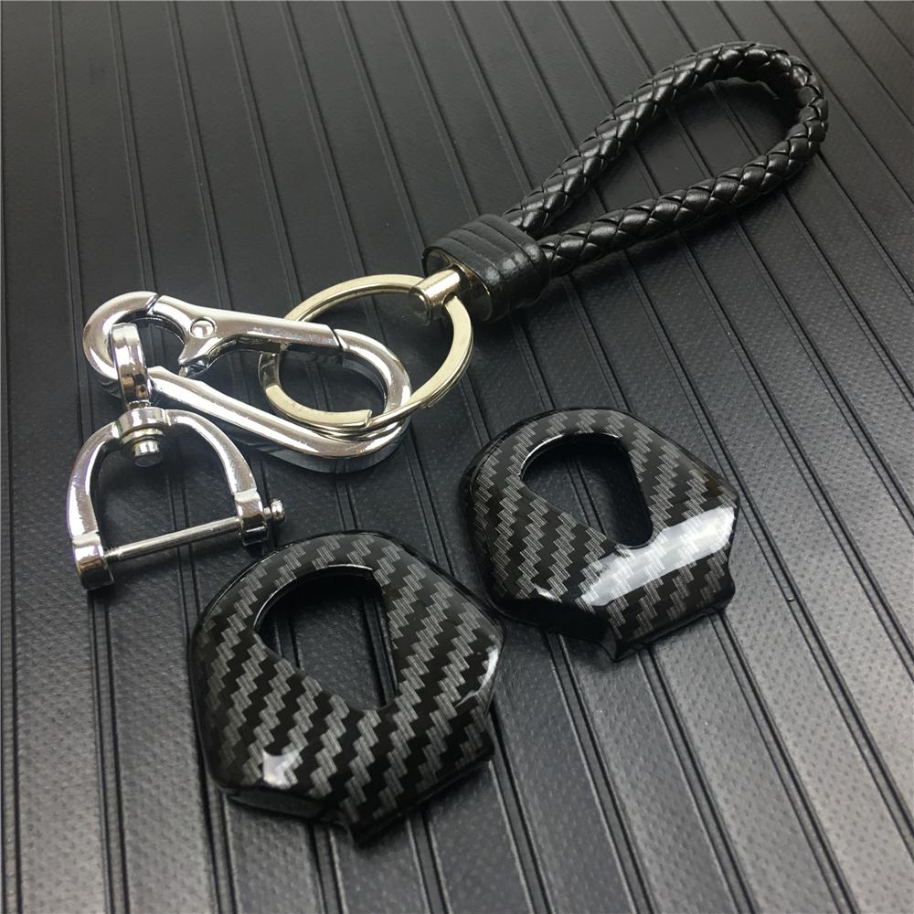 Ключи от мотоцикла, пустой ключ, необрезанный защитный чехол из углеродного ключа для YAMAHA YZF R6 R1 R3 XJR1300 FJR1300 MT09 MT07 XJ6 TMax FZ6