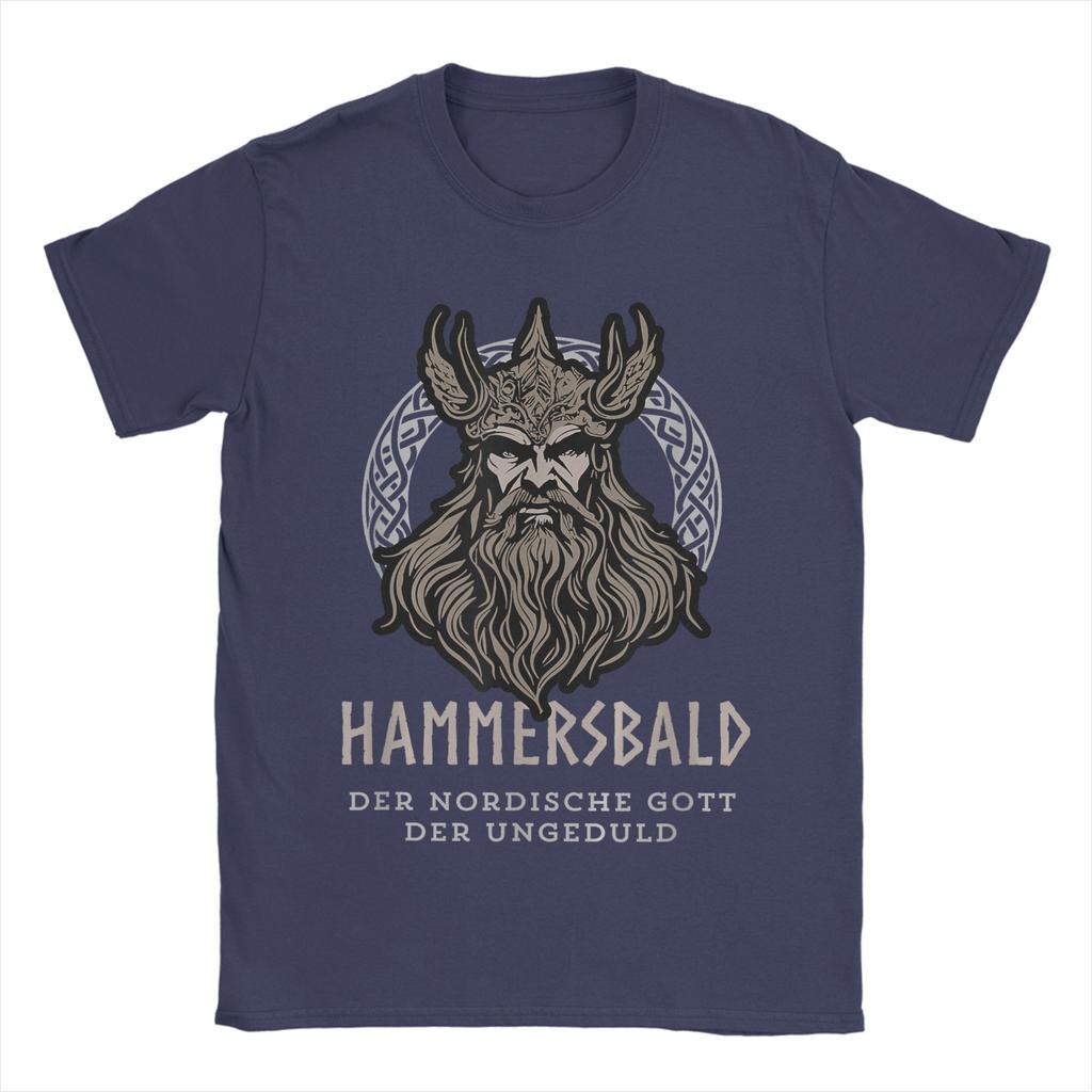Hammersbald God of Impatience TShirt for Men Vintage 100 Cotton Tee Shirt O Neck Short Sleeve T Shirt New Arrival Clothing