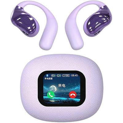 Сенсорный экран Bluetooth 5.4 Наушники True Wireless Открытые наушники Bluetooth 5.4 IPX5 Водонепроницаемые беспроводные наушники для тренировок/бега