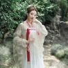 Chinese Tang Dynasty Style Hanfu Autumn And Winter Daily Women's Suit