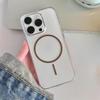 Прозрачные жесткие ПК чехлы для телефона Magsafe для iPhone 16 15 14 13 12 11 Pro Max 16e Plus Магнитная беспроводная зарядка Прозрачная крышка