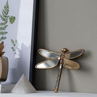 3D Рельефная Смола Стрекоза Настенный Декор Винтажный Кулон-Бабочка Искусство Спальня Гостиная Богемный Домашний Фон Ремесло