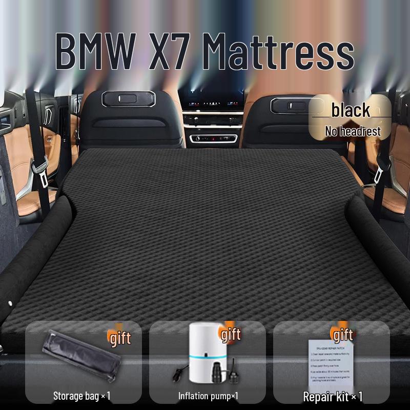 BMW X7 Car Bed: Inflatable Rear Seat Mattress & Trunk Sleeping Pad