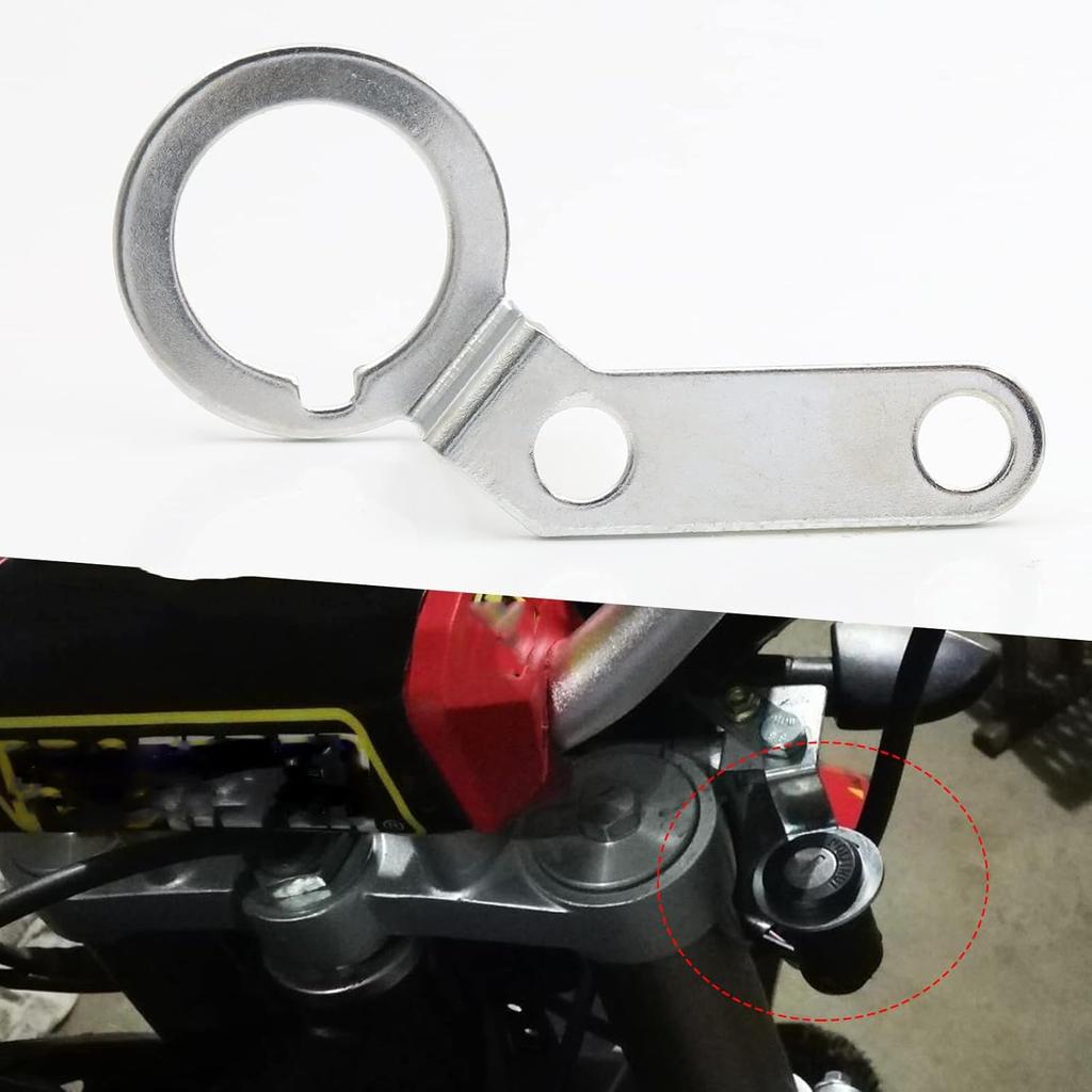 Biqing Кронштейн цилиндра ключа мотоцикла Замок зажигания Переносной Держатель цилиндра ключа мотоцикла Кронштейн оборудования для коррекции 26 мм