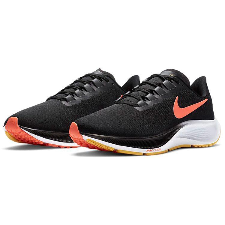 Nike Air Zoom Pegasus 37 Черный Ярко-манговый BQ9646-010