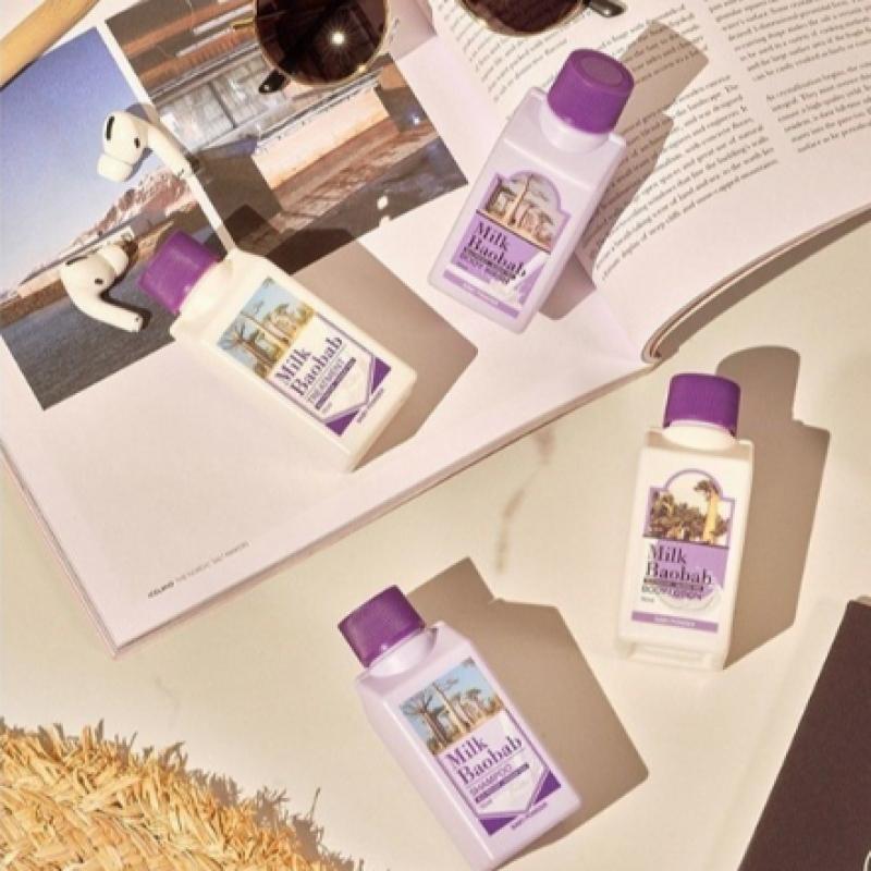 Milk Baobab Baby Powder Travel Kit  Amenity Set 