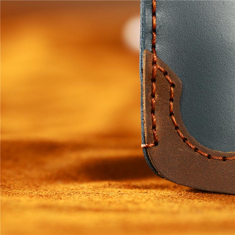 Сумка для ключей автомобиля Универсальный кожаный чехол для ключей Чисто ручная работа креативная сумка для ключей из коровьей кожи подарочная коробка может быть упакована поштучно.