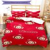 3pcs Custom Name Teletubbies Bedding Set Duvet Cover Closure Includes 1 Duvet Cover & 2 Pillowcases, Soft and Comfortable for All Seasons.