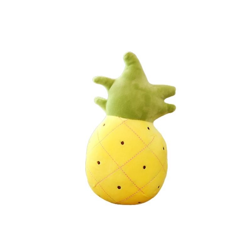 Cuddly Plush Fruits Vegetables Keychain Pendant Dolls Banana Orange Peach Eggplant Carrot