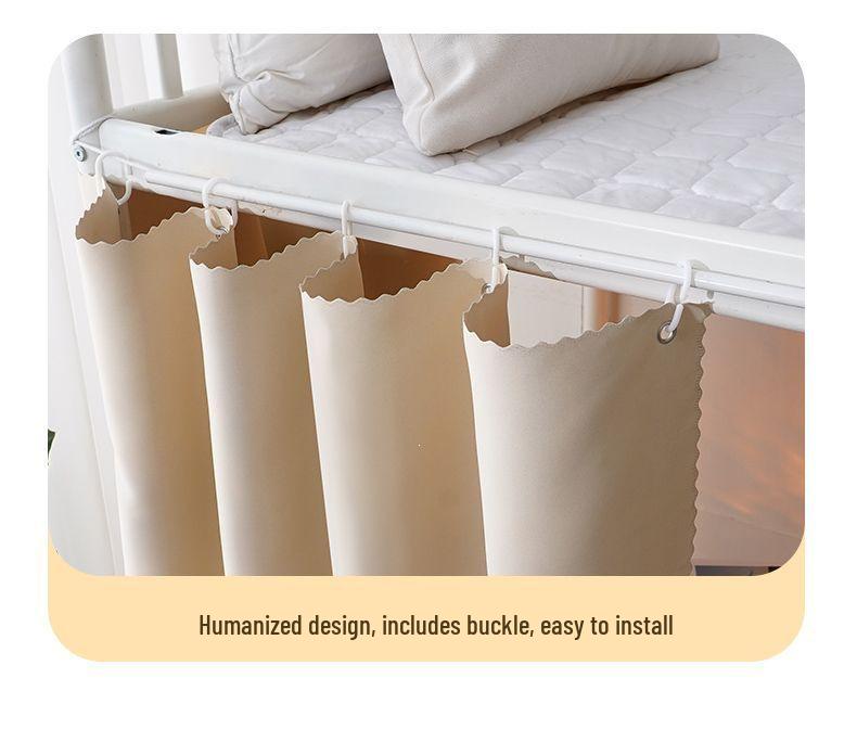 Princess Style Panda Bed Canopy: Thickened Blackout Curtains for Dormitory Bunk Beds