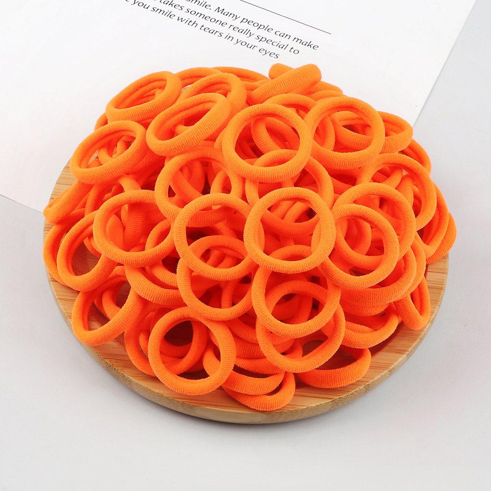 20/30/50/100/200pcs Colorful Hairband Black Grey Rubber Band Nylon Hair Elastic Ponytail Hairstyle Scrunchies Hair Accessories