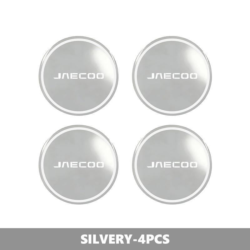 Car Logo Wheel Center Hub Cap Stickers Styling Auto Accessories For JAECOO J7 J8 Omoda C9 AWD