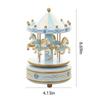 Музыкальная шкатулка «Карусель» Прочное безвредное износостойкое домашнее украшение