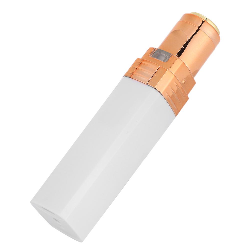 Портативная USB-бритва размером с губную помаду, женский мини-электродепилятор для всего тела, белый