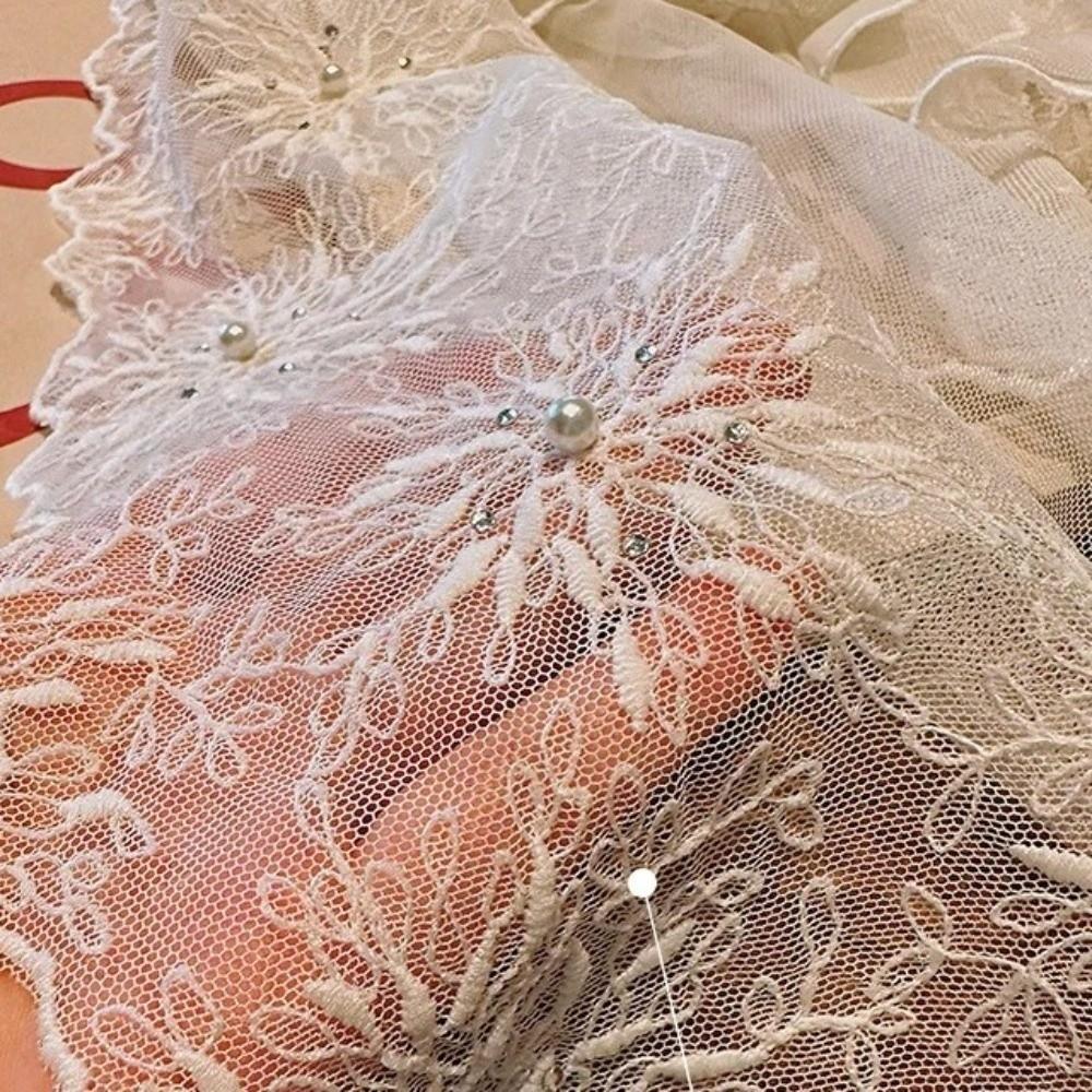 130×30cm Lace Scarf Retro Headscarf Versatile Shawl  for Women