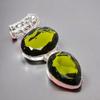 Ювелирное украшение ручной работы из серебра 925 пробы с драгоценным камнем перидот 2,17 дюйма AH-919