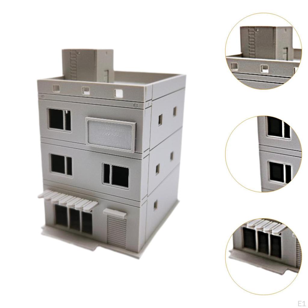 1/87 Building Model Kits Assembled Layout Scenery Educational Railway