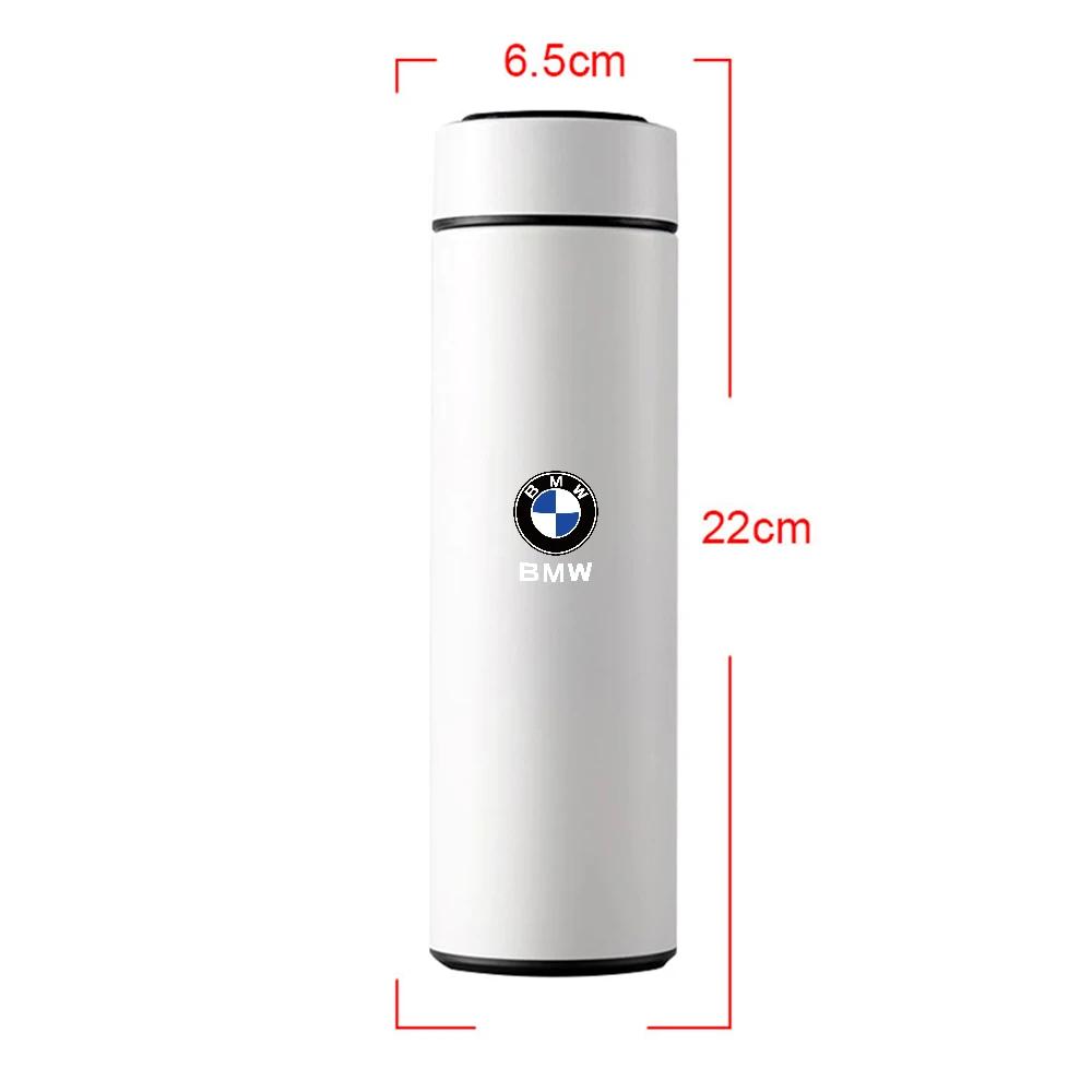 BAFM6 Car Sticker 1pc For BMW Performance M Thermos Bottle Smart Cup With Temperature Display 304 Stainless Steel Vacuum Insulated Int