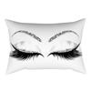30 X 50cm Eyebrow Pattern Cushion Cover Sofa Comfortable Pillow Case Home Decor G