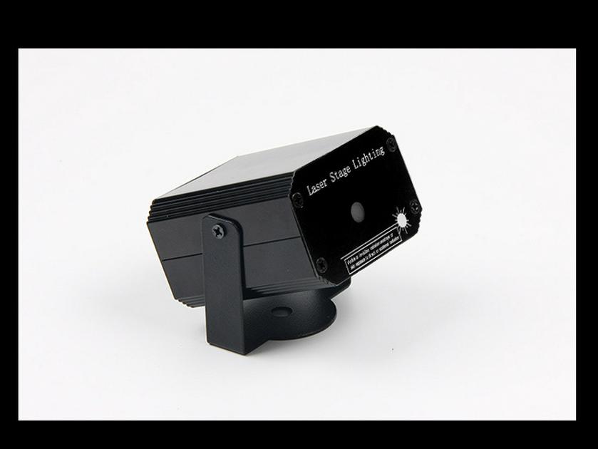 Мини USB-лазер красного и зеленого цвета с голосовым управлением для создания эффектов звездного неба и дискотеки