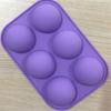 Кондитерские принадлежности, Кухонные инструменты для 3D выпечки, Полусферическая форма для шоколадного торта, Силиконовая форма для выпечки на 6 отверстий
