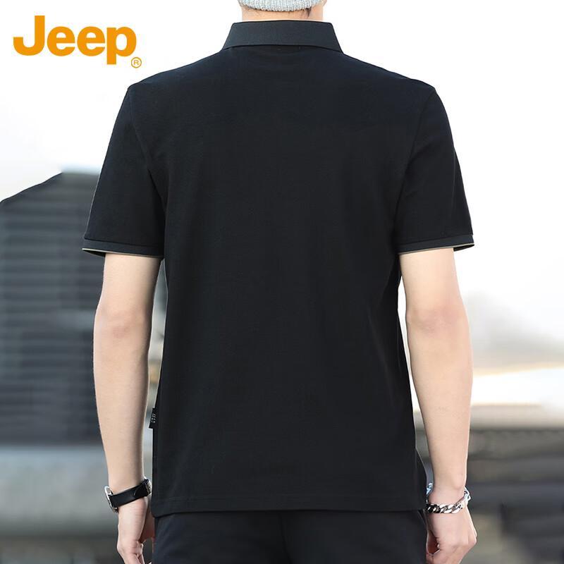 Jeep Мужская повседневная охлаждающая футболка-поло