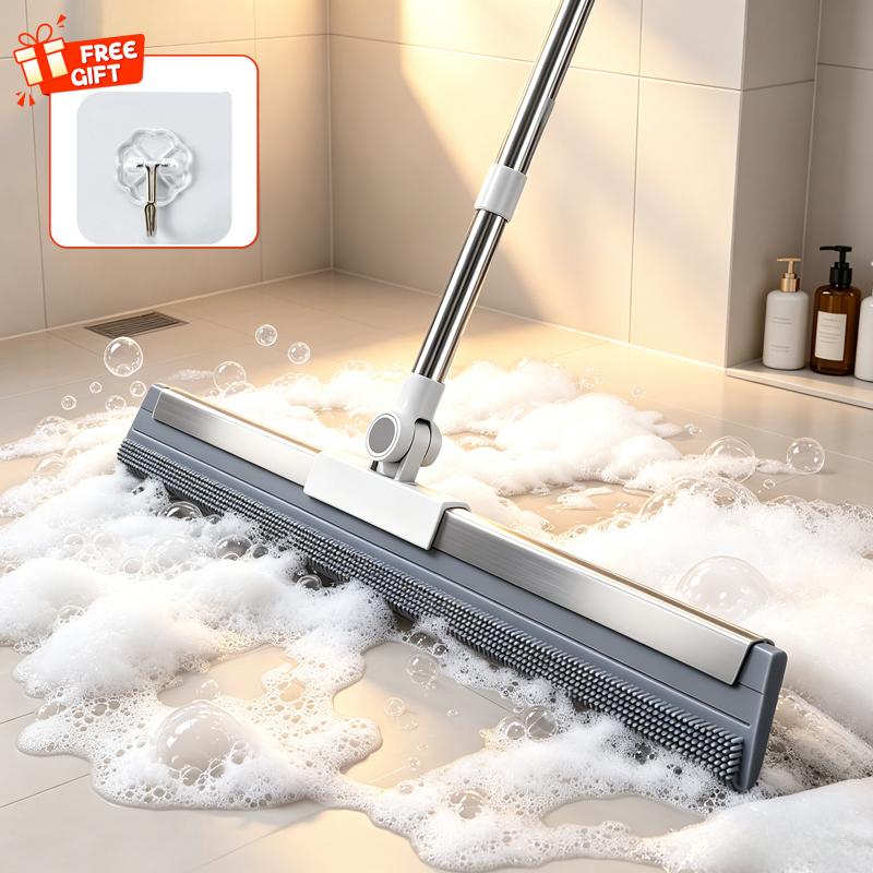 Silicone Scraper Broom Magic Wiper Floor Toilet Bathroom Squeegee Scrubber High Place Glass Wiper Household Cleaning Tools