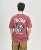 BEN DAVIS Holiday Washed Vintage T-Shirt Red