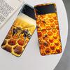 Пчелы и Мед в Сотовом Чехле Для Samsung Z Flip 7 6 5G Galaxy Z Flip 5 4 3 Черный Жесткий Чехол Роскошная ПК Оболочка