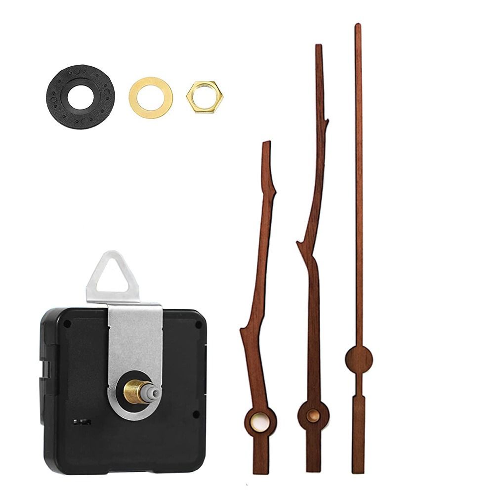 Сканирующий часовой механизм Деревянные указатели Настенные часы Детали Бесшумное движение часов